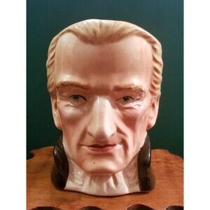 Vintage George Washington Ceramic Toby Jug Character Mug 5.5"x4.5"x3.25" Japan